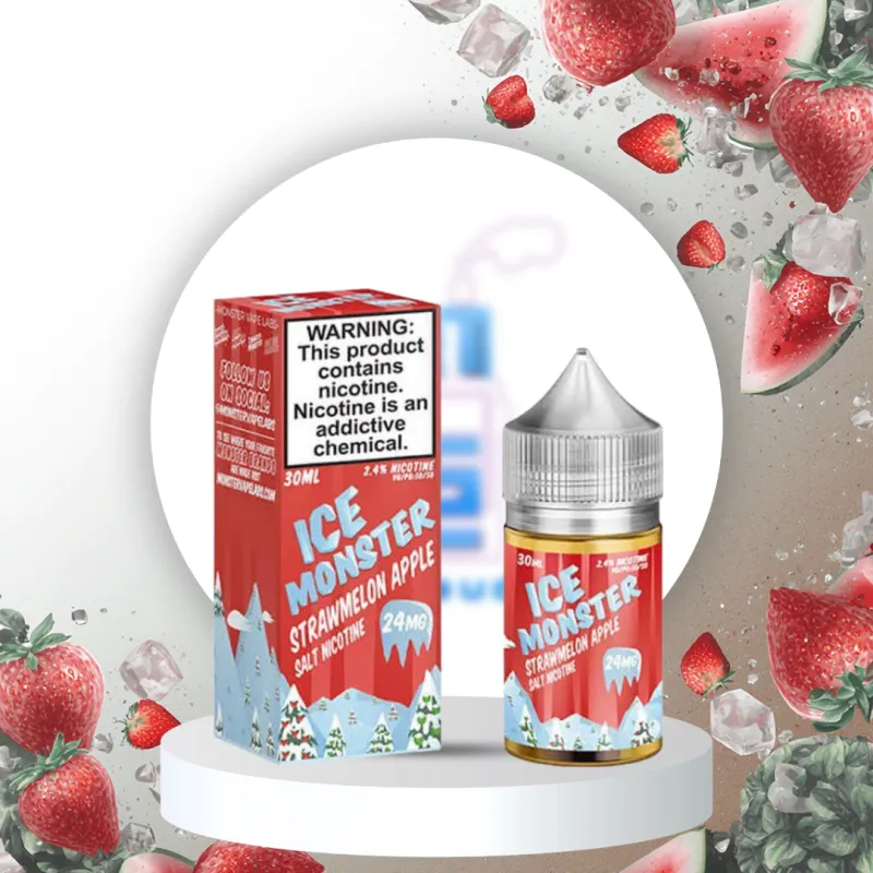 Ice Monster Salt 30ml - Strawmelon Apple